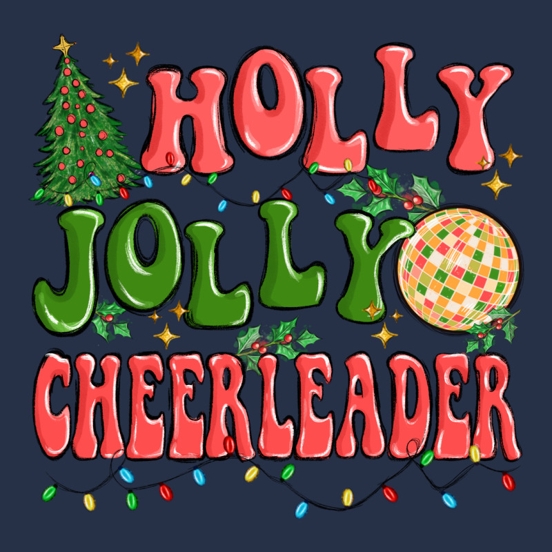 Holly Jolly Cheerleader Premium Hoodie by MaliasSmallBusiness | Teevron