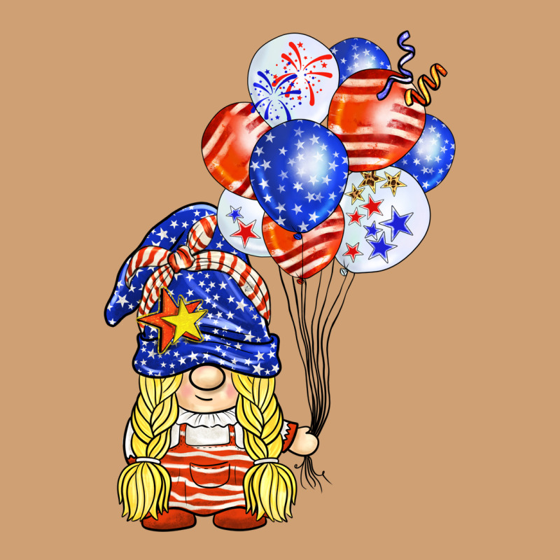 Patriotic Gnome Balloon Vintage Tee by BarkalooDesign | Teevron