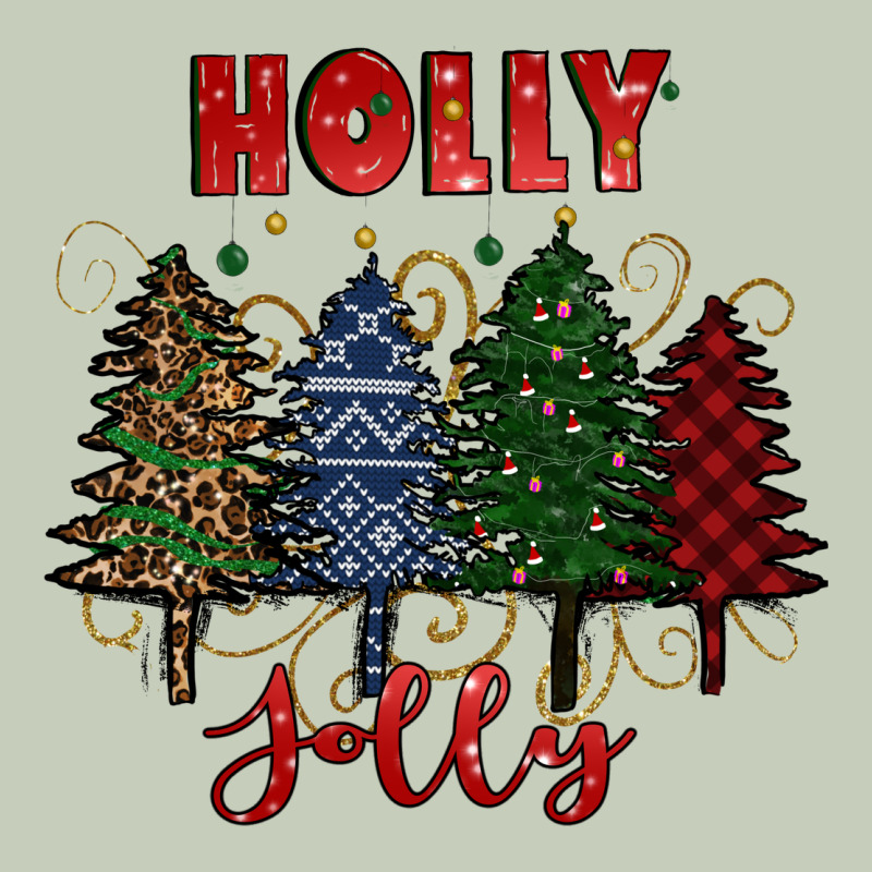 Holly Jolly Christmas Trees Long Sleeve Tee by RanaPortraitStore | Teevron