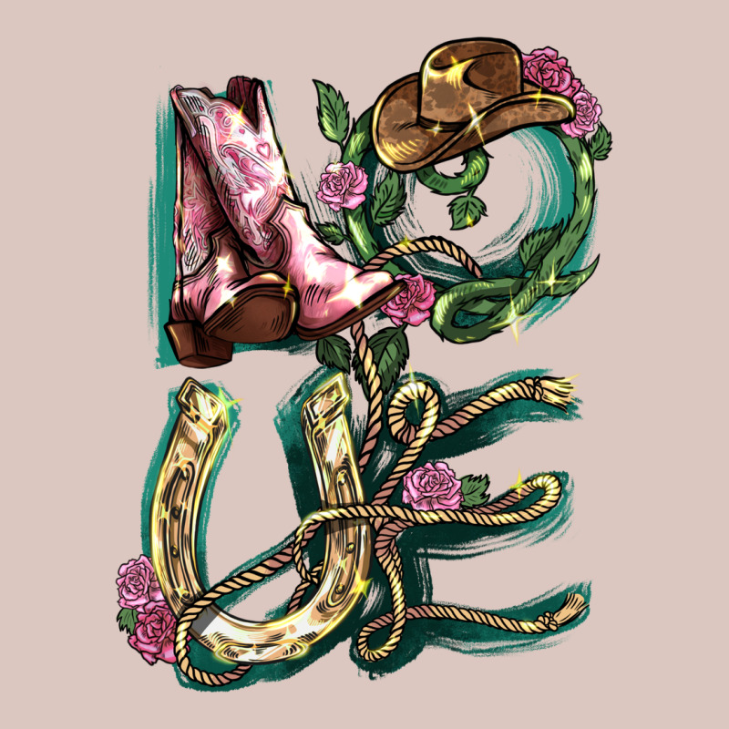 Love Boots Horseshoe Cowboy Premium Hoodie by NancyCooperArtShop | Teevron