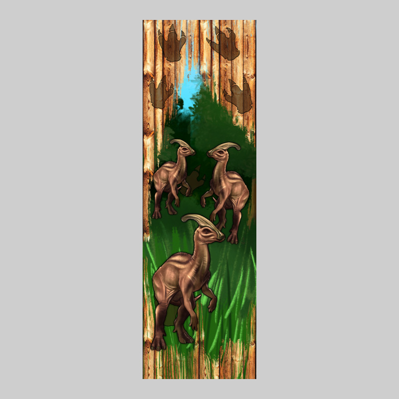 Dinosaur Parasaurolophus Pen Wrap Premium Tee by Artiststas | Teevron