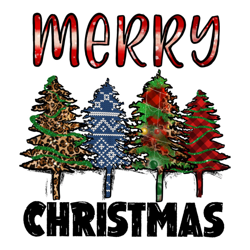 Merry Christmas Trees Long Sleeve Tee by RanaPortraitStore | Teevron