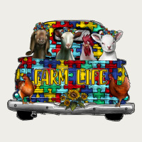 Farm Life Truck Autism Zipper Hoodie | Teevron