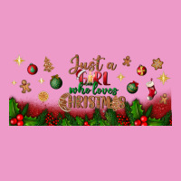 Just A Girl Who Loves Christmas Libbey Glass Urban Hoodie | Teevron