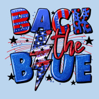Back The Blue With Lightning Bolt 4th Of July Classic Tee | Teevron