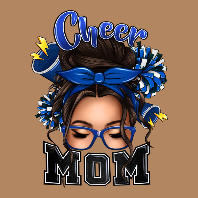 Cheer Mom Messy Bun Long Sleeve Tee by texasbilliewilder | Teevron