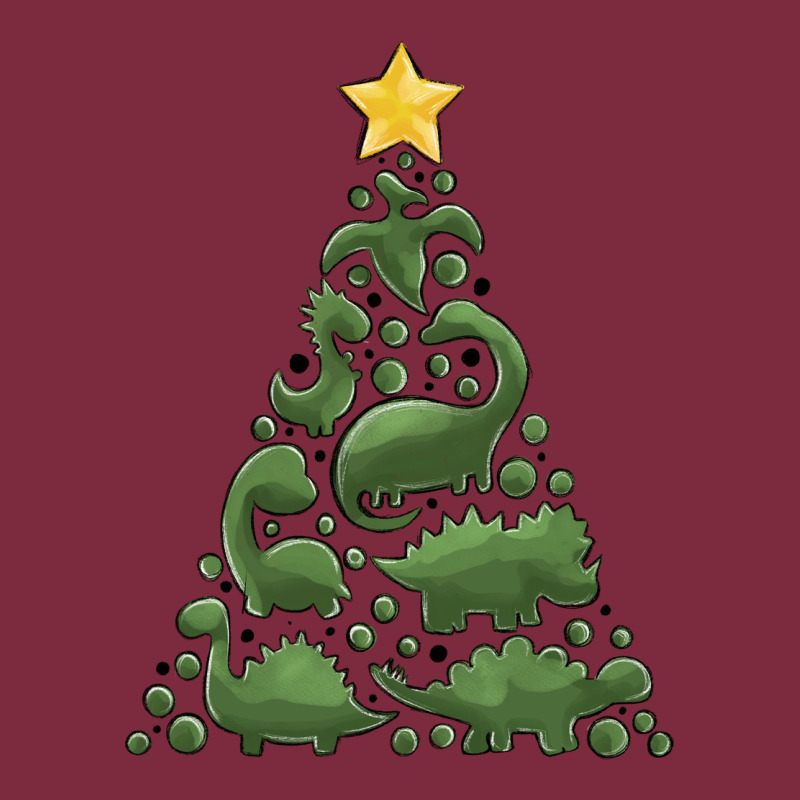 Dinosaur Christmas Tree Premium Hoodie by MaliasSmallBusiness | Teevron