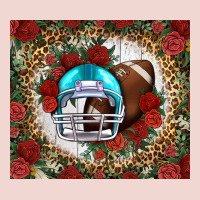 American Football Helmet And Leopard Premium Sweatshirt | Teevron