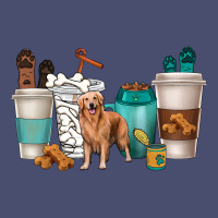 Golden Retriever Dog Coffee Cups Vintage Tee | Teevron