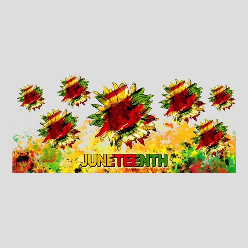 Juneteenth Sunflowers Libbey Glass Zipper Hoodie by HRA Design Shop | Teevron
