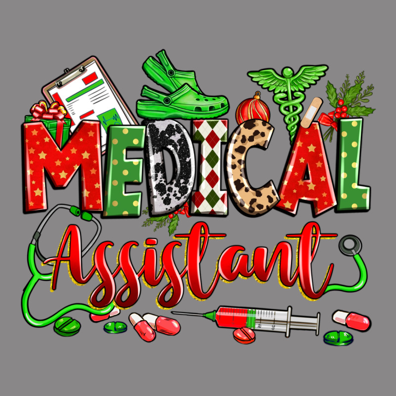 Christmas Medical Assistant Vintage Tee by Zillion Design Studio | Teevron