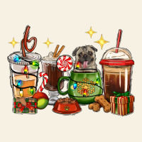 Christmas Coffee Cups With Pug Vintage Tee | Teevron