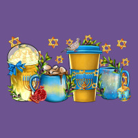 Hanukkah Coffee Cups Vintage Tee | Teevron