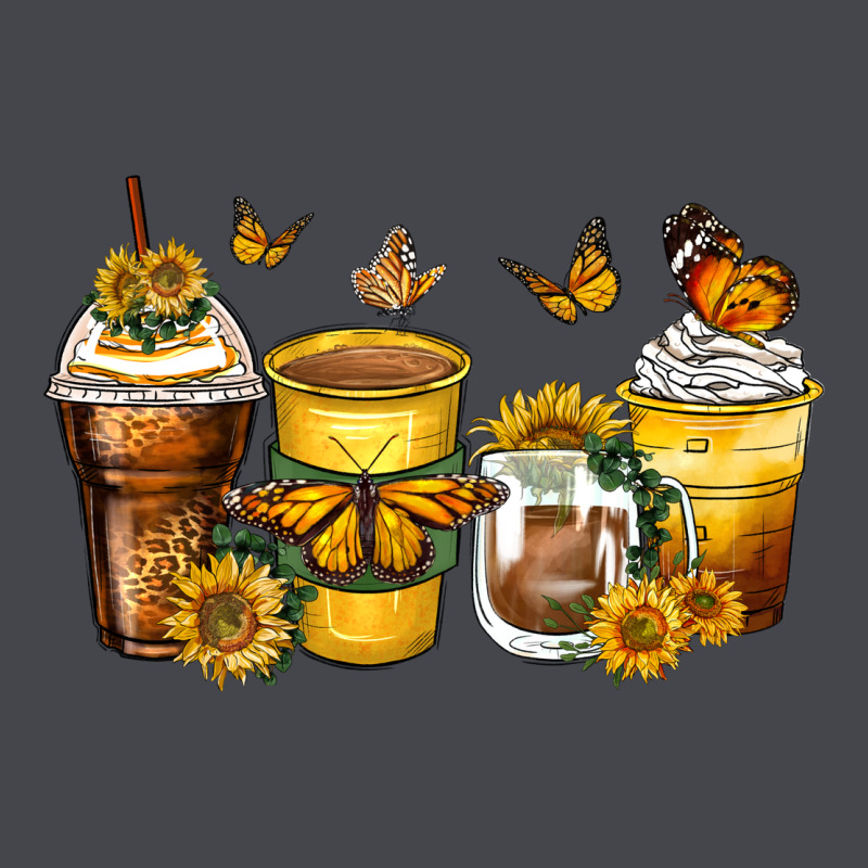 Butterfly Coffee Cups Long Sleeve Tee by Zillion Design Studio | Teevron