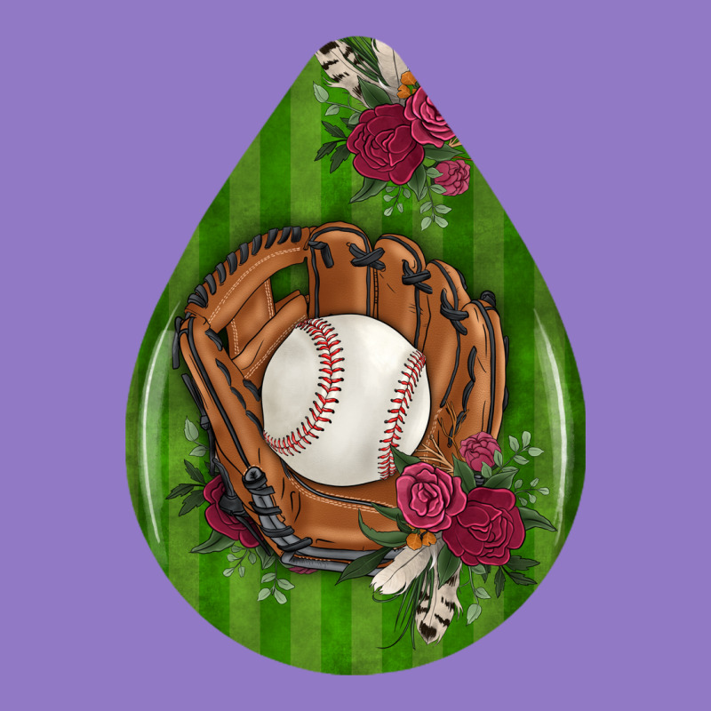 Baseball And Western Roses Teardrop  4 Urban Hoodie by BundleAndBundleShop | Teevron