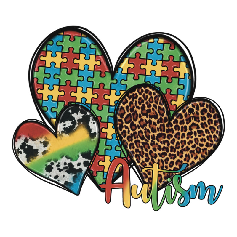Autism Hearts Leopard Cowhide Heavyweight Hoodie by Artiststas | Teevron