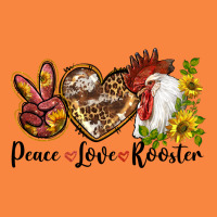 Peace Love Rooster With Sunflower Premium Sweatshirt | Teevron