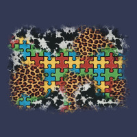 Autism Awareness Leopard Cowhide Background Heavyweight Hoodie | Teevron