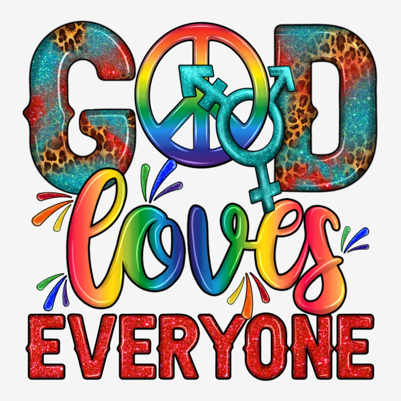 Lgbtq God Loves Everyone With Unicorn Urban Hoodie by BundleAndBundleShop | Teevron