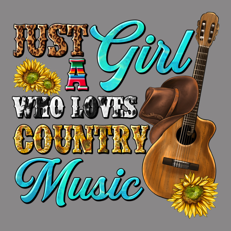 Just A Girl Who Loves Country Music Vintage Tee by texasbilliewilder | Teevron