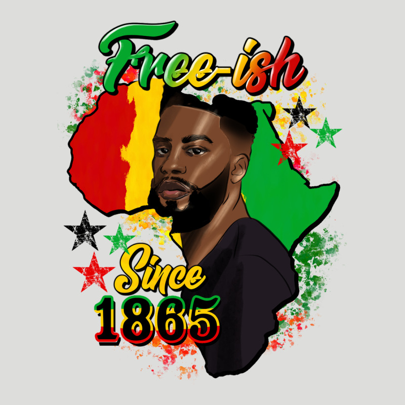 Free Ish Since 1865 Black Man Zipper Hoodie by HRA Design Shop | Teevron