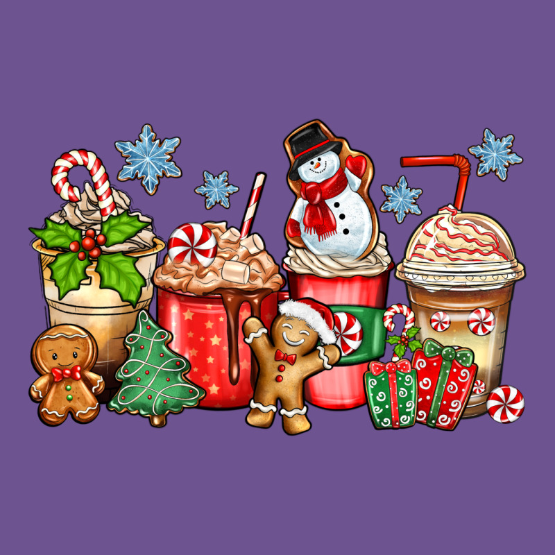 Christmas Coffee Cups Vintage Tee by Zillion Design Studio | Teevron