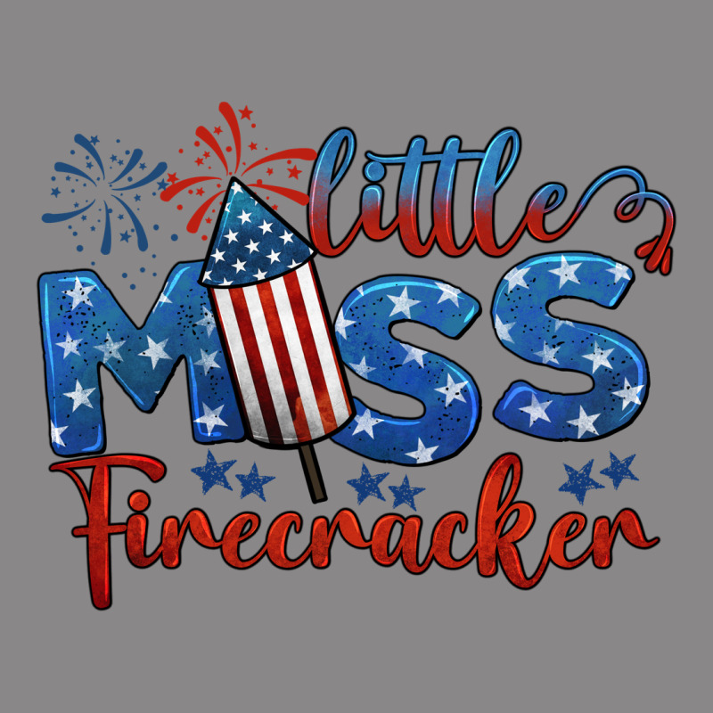 Little Miss Firecracker 4th Of July Vintage Tee by BarkalooDesign | Teevron