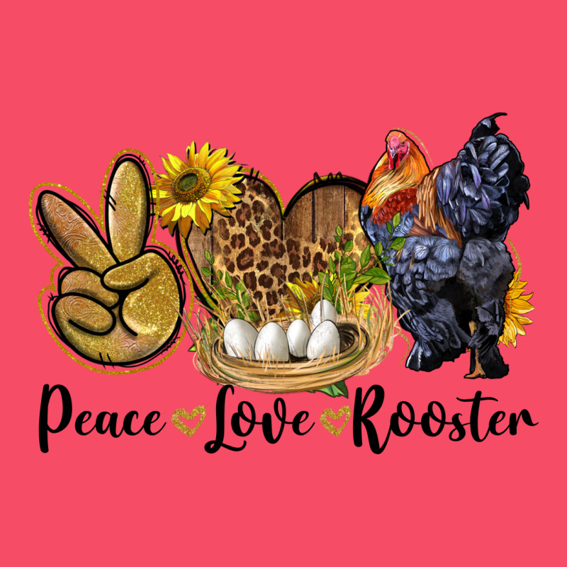 Peace Love Rooster Premium Sweatshirt by LillyAllenDesigns | Teevron