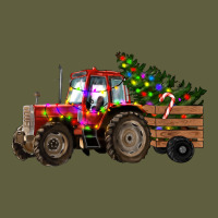 Christmas Farm Tractor Vintage Tee | Teevron