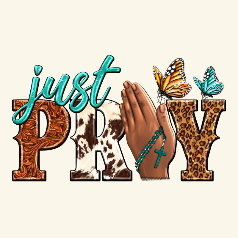 Just Pray Premium Hoodie by NancyCooperArtShop | Teevron