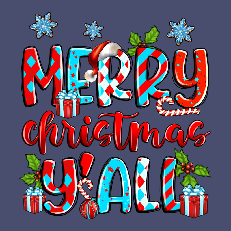 Merry Christmas Y'all Vintage Tee by Zillion Design Studio | Teevron