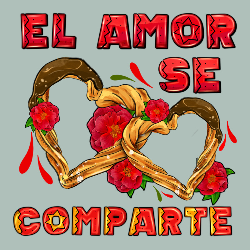 El Amor Se Comparte With Churros Heavyweight Hoodie by AdoDesignShop | Teevron