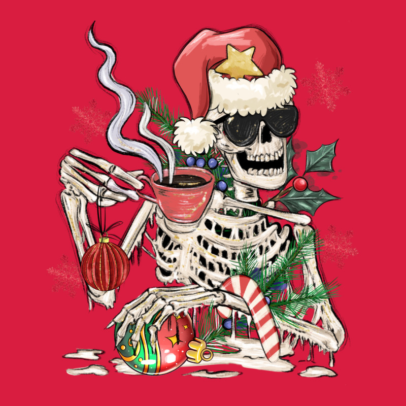Skeleton Santa Premium Hoodie by MaliasSmallBusiness | Teevron