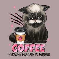 Coffee Because Murder Is Wrong Grumpy Cat Vintage Hoodie | Teevron