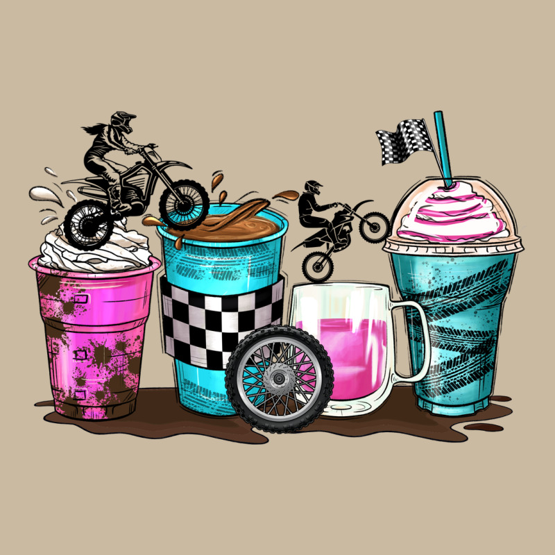 Motocross Coffee Cups Long Sleeve Tee by Zillion Design Studio | Teevron