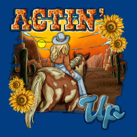 Actinup With Cowgirl Premium Sweatshirt | Teevron