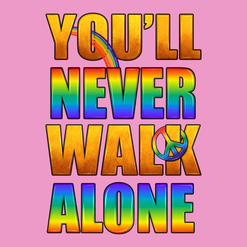 Lgbtq You'll Never Walk Alone With Peace Urban Hoodie by BundleAndBundleShop | Teevron