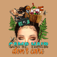 Messy Bun Camp Hair Dont Care Vintage Tee | Teevron