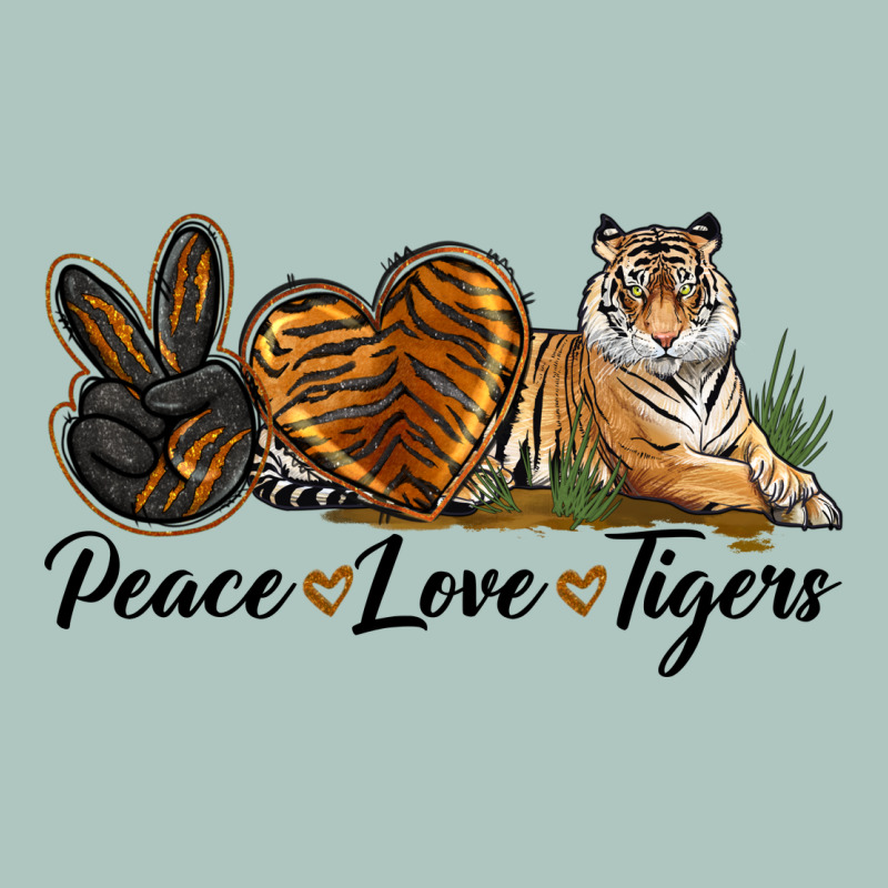 Peace Love Tigers Premium Sweatshirt by LillyAllenDesigns | Teevron