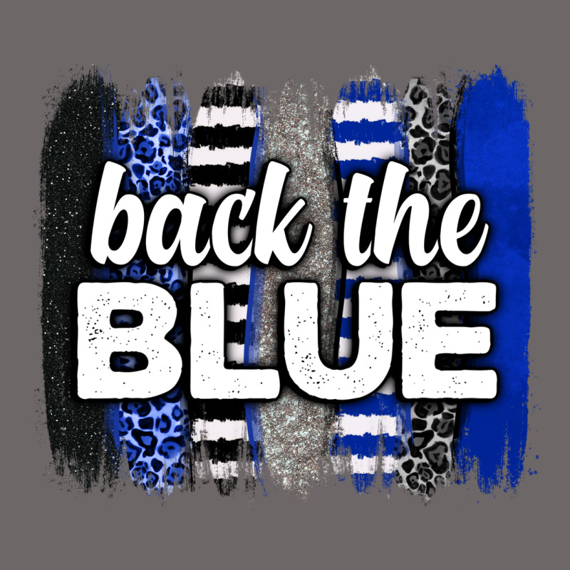Back The Blue Brushstrokes Classic Tee by Neo Western | Teevron