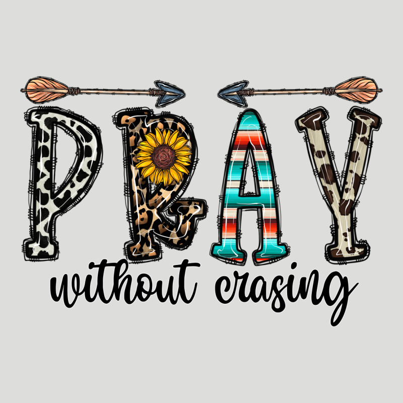 Pray Whithout Crasing Zipper Hoodie by CowhideDigitalArt | Teevron