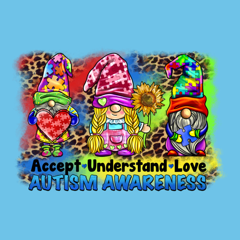 Accept Understand Love Autism Awareness Western Background Premium Sweatshirt by BarkalooDesign | Teevron