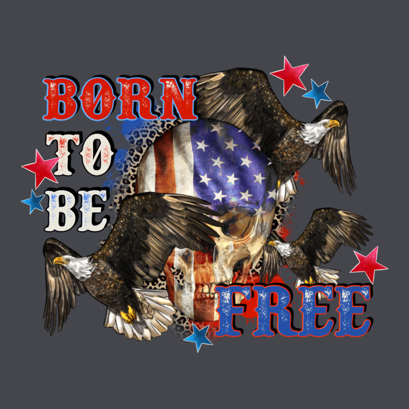 Born To Be Free 4th Of July Classic Tee by CowGirlArtShop | Teevron