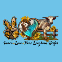 Peace Love Longhorn Heifer Premium Sweatshirt | Teevron
