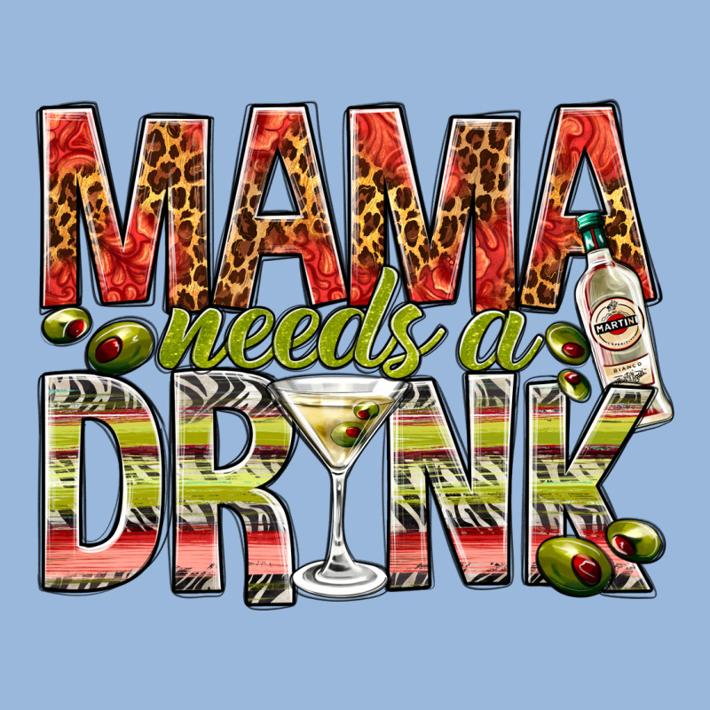 Mama Needs A Drink Premium Hoodie by NancyCooperArtShop | Teevron