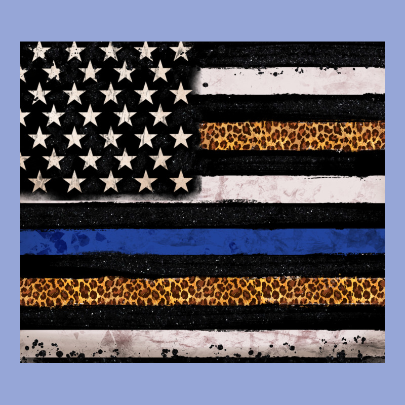 Back To Blue Usa Flag Leopard Police 20oz Tumbler Classic Tee by Neo Western | Teevron