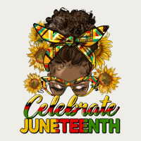 Celebrate Juneteenth Black Woman Bun Zipper Hoodie | Teevron