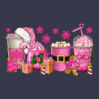 Pink Christmas Coffee Cups Long Sleeve Tee | Teevron