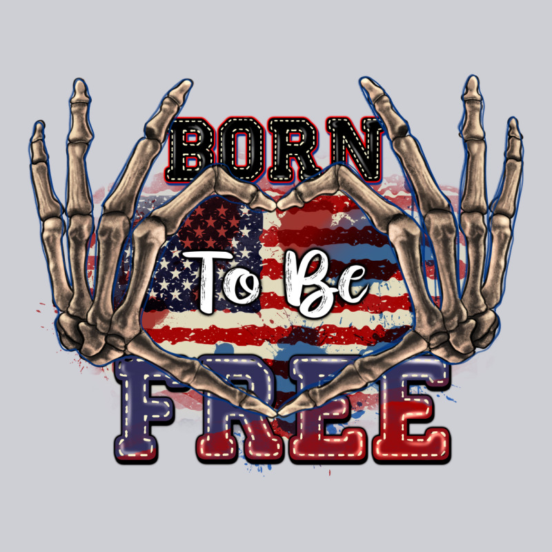 Born To Be Free 4th Of July Classic Tee by CowGirlArtShop | Teevron