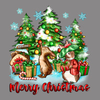 Merry Christmas Rabbits Vintage Tee | Teevron
